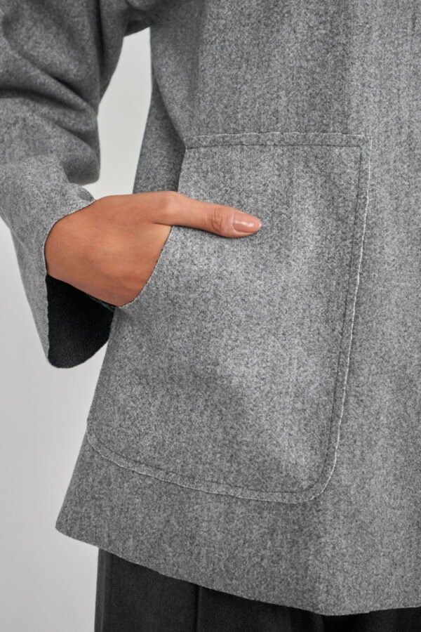 Wool scarf cape