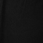 Black everyday pant fabric detail