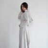 Hooded Linen Kaftan
