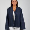 Denim Lace Blouse